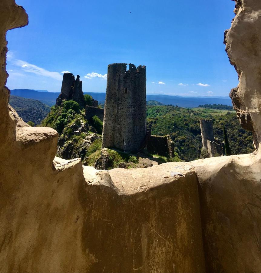 4 Star Cabaret Lastours 4 Chateaux Amazing Cathar Landmark Private Luxury 4 Star Air Conditioned Terrasse With Views Εξωτερικό φωτογραφία